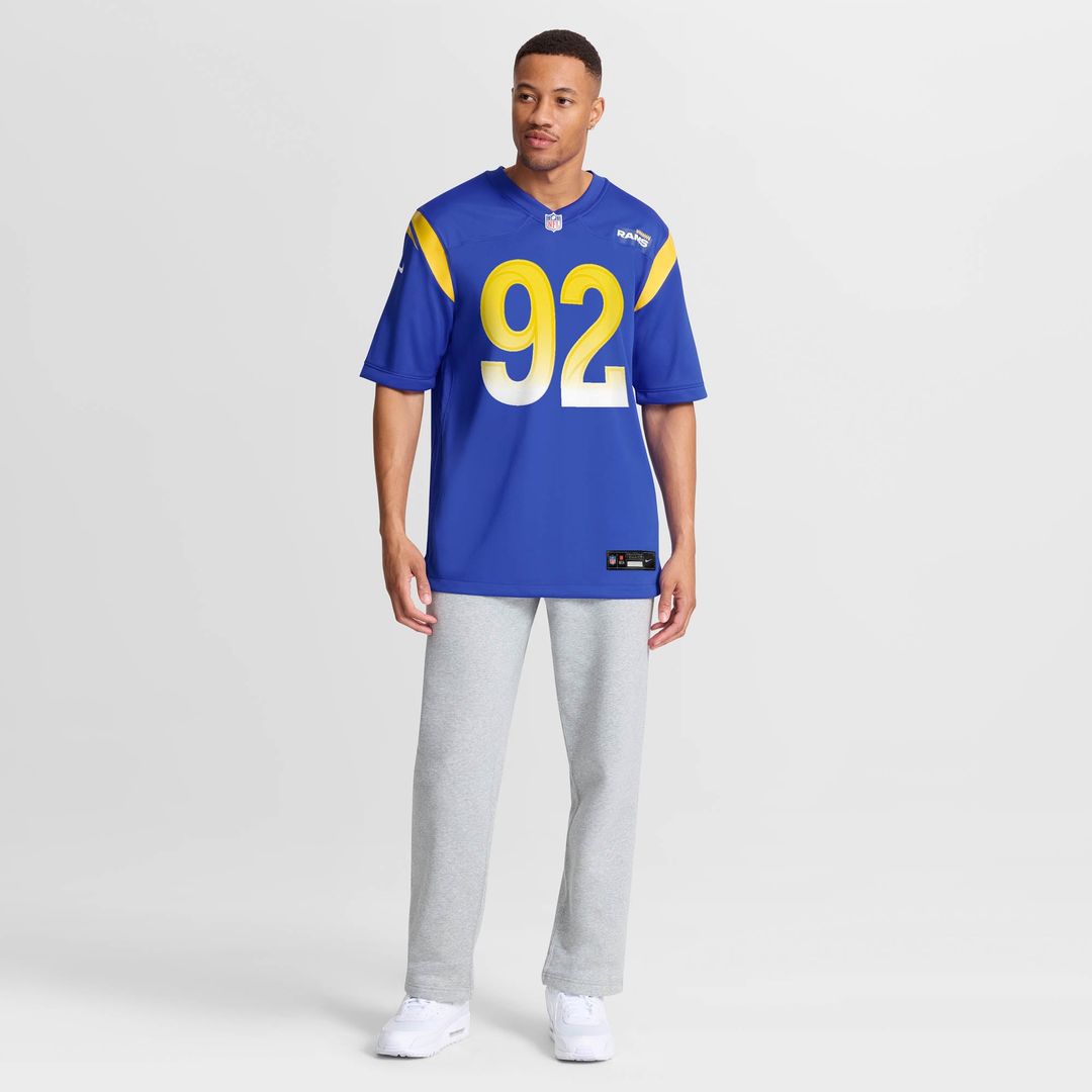 Los Angeles Rams Harrison Mevis Royal Team Game Jersey