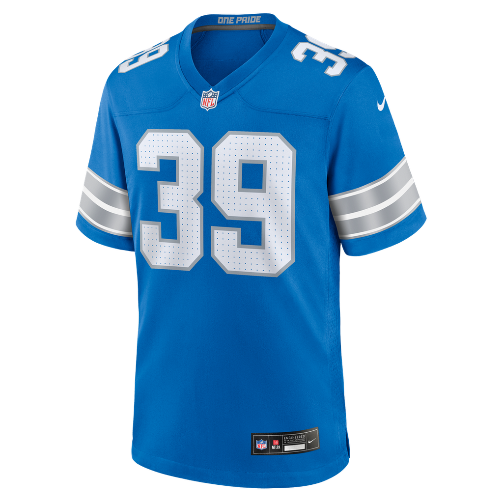 Detroit Lions Jake Bates Blue Team Game Jersey
