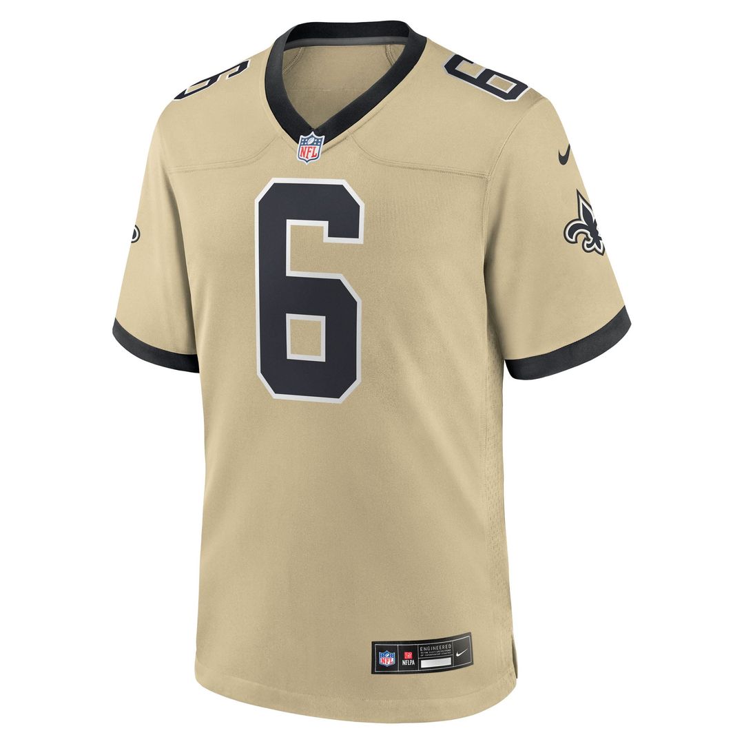 New Orleans Saints Tyler Shough White Game Player Jersey