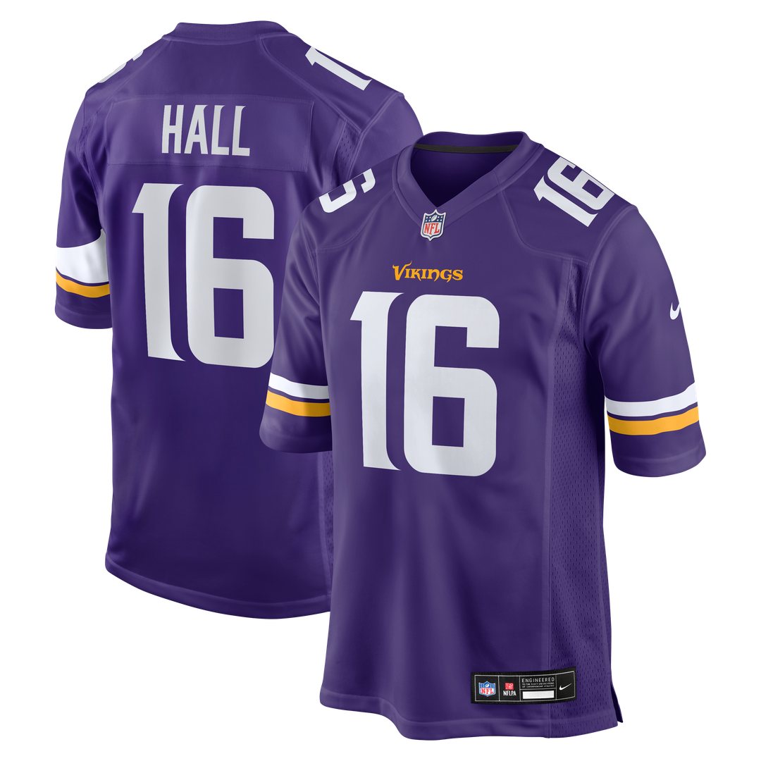 Minnesota Vikings Jaren Hall Purple Game Jersey