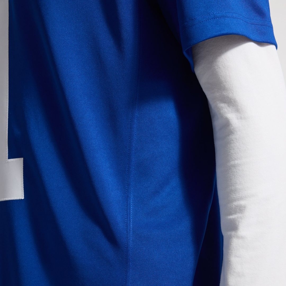 New York Giants Malik Nabers Royal Team Vapor F.U.S.E. Stitched Limited Jersey