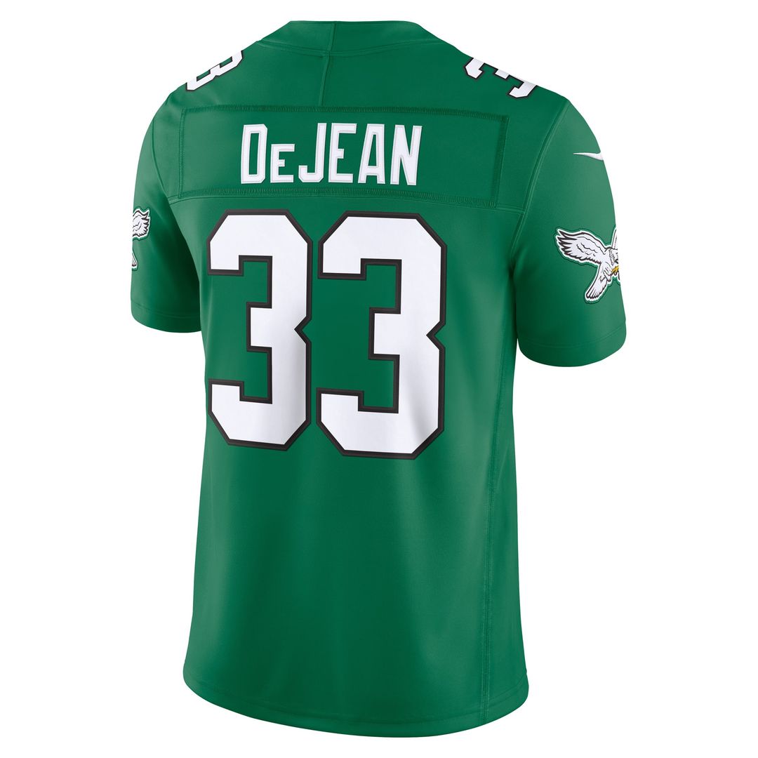 Philadelphia Eagles Cooper DeJean White Vapor F.U.S.E. Stitched Limited Jersey