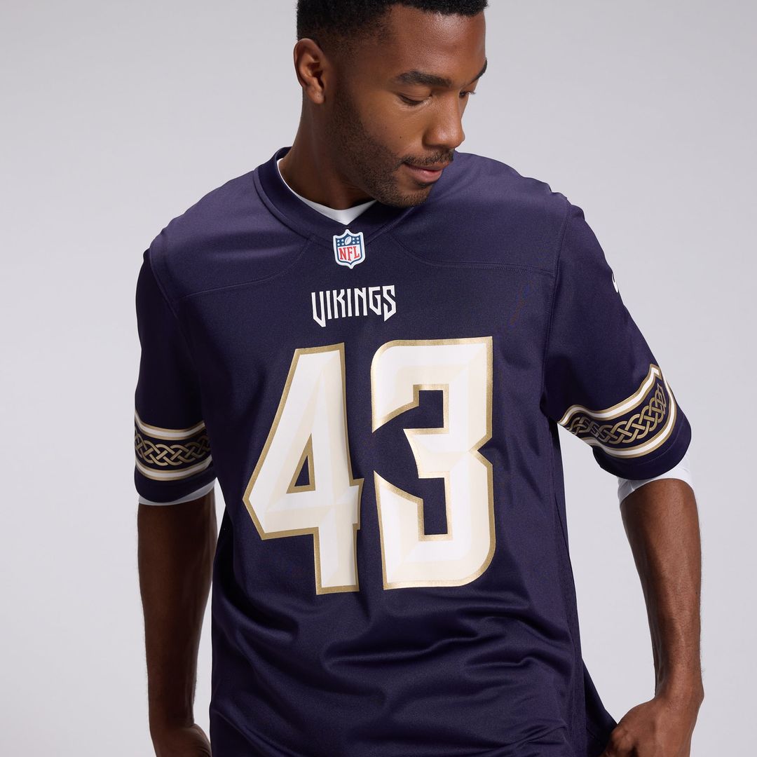 Minnesota Vikings Andrew Van Ginkel Purple 2026 Rivalries Collection Game Jersey
