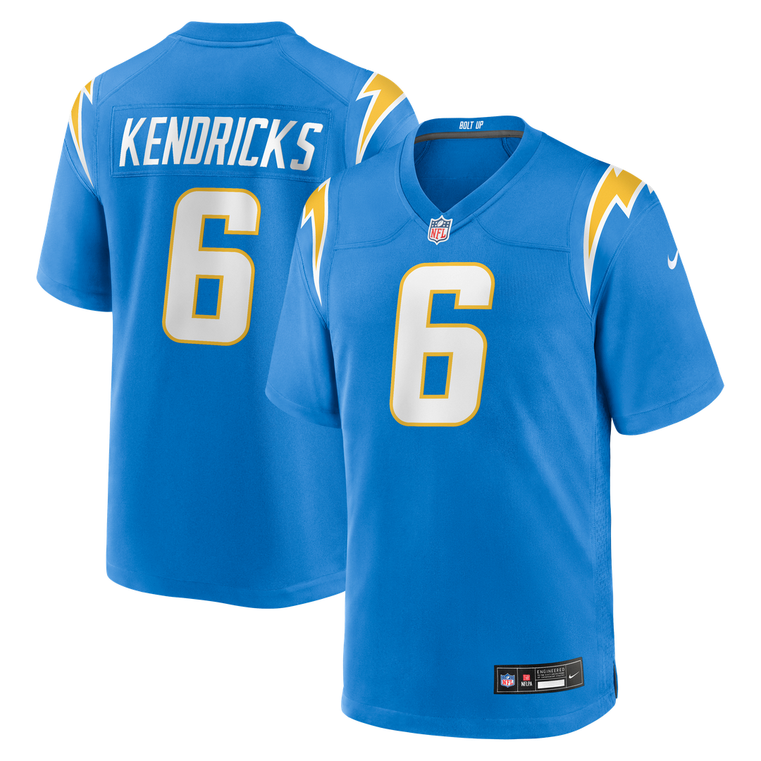 Los Angeles Chargers Eric Kendricks Powder Blue Game Player Jersey