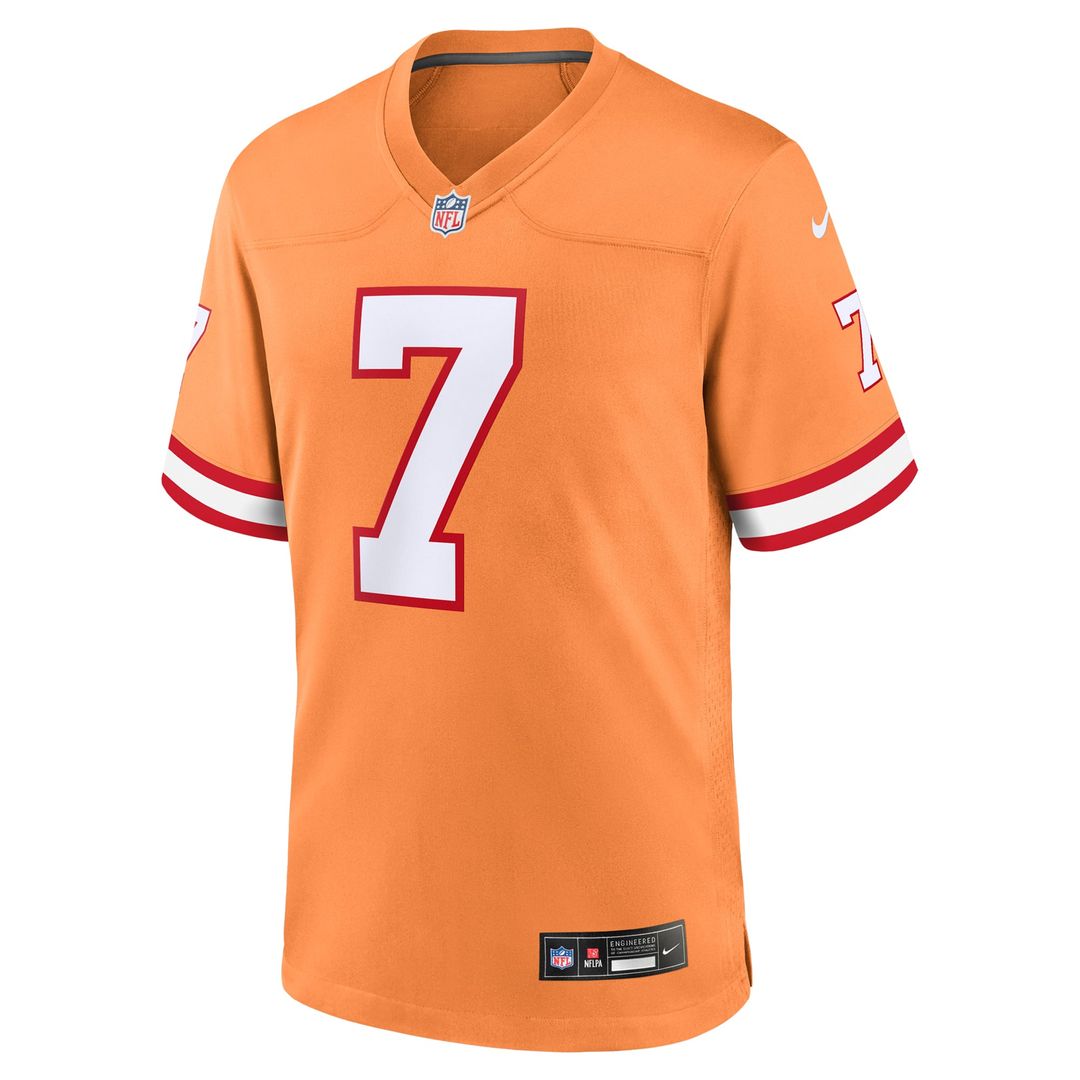 Tampa Bay Buccaneers Bucky Irving Pewter Alternate Game Jersey