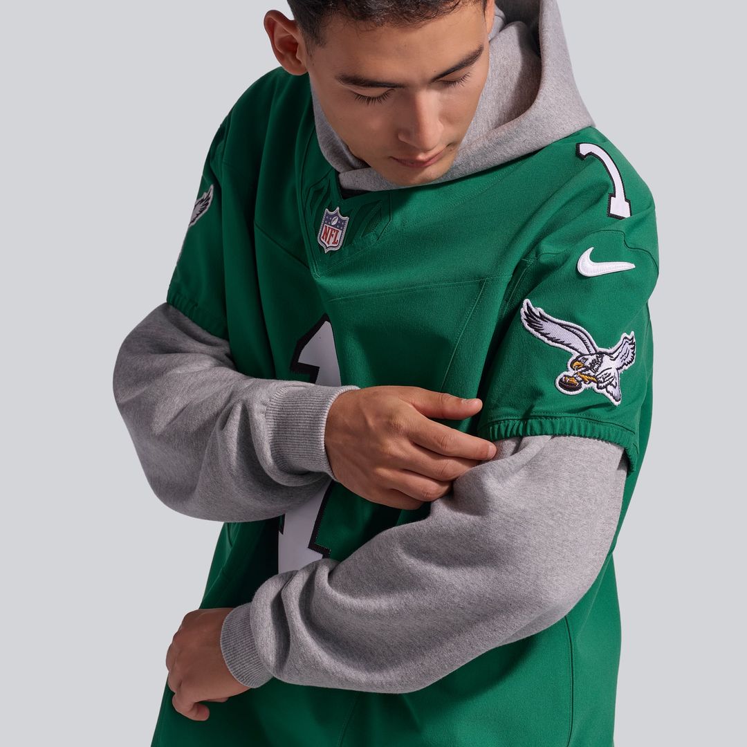 Philadelphia Eagles Jalen Hurts Kelly Green Alternate Vapor F.U.S.E. Elite Jersey