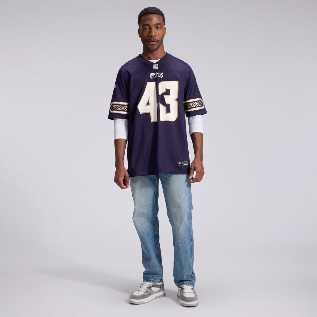 Minnesota Vikings Andrew Van Ginkel Purple 2026 Rivalries Collection Game Jersey