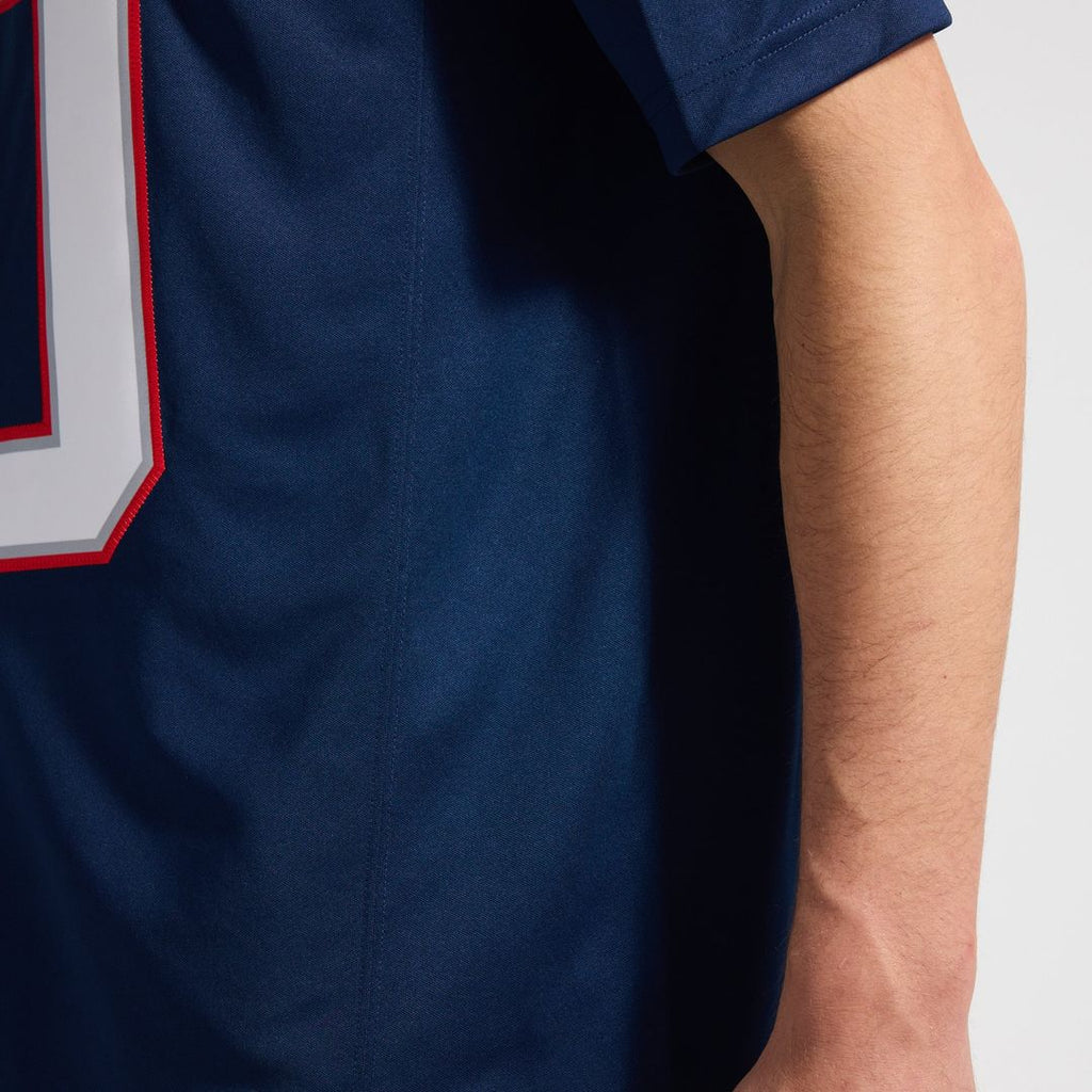 New England Patriots Drake Maye Navy Team Vapor F.U.S.E. Stitched Limited Jersey