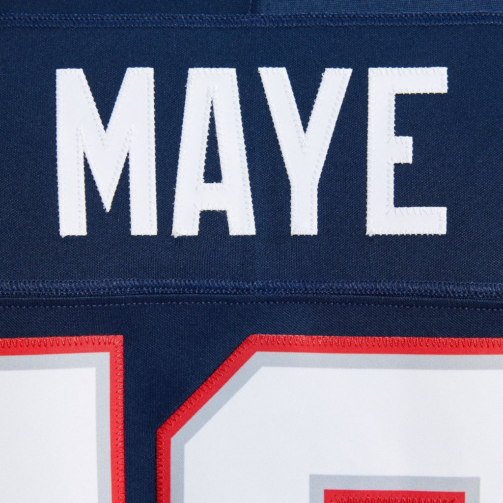 New England Patriots Drake Maye Navy Team Vapor F.U.S.E. Stitched Limited Jersey