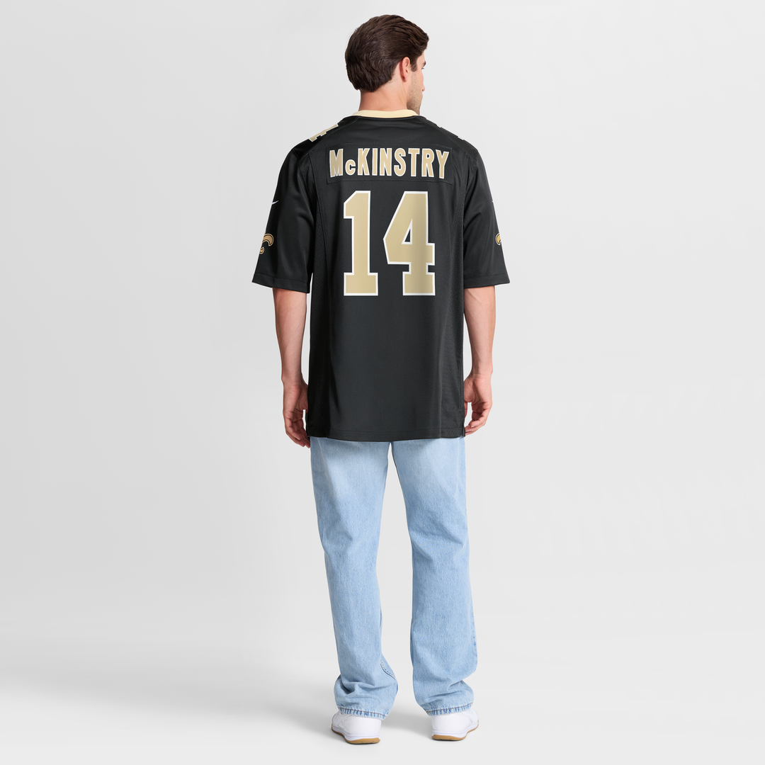 New Orleans Saints Ga'Quincy McKinstry Black Player Game Jersey