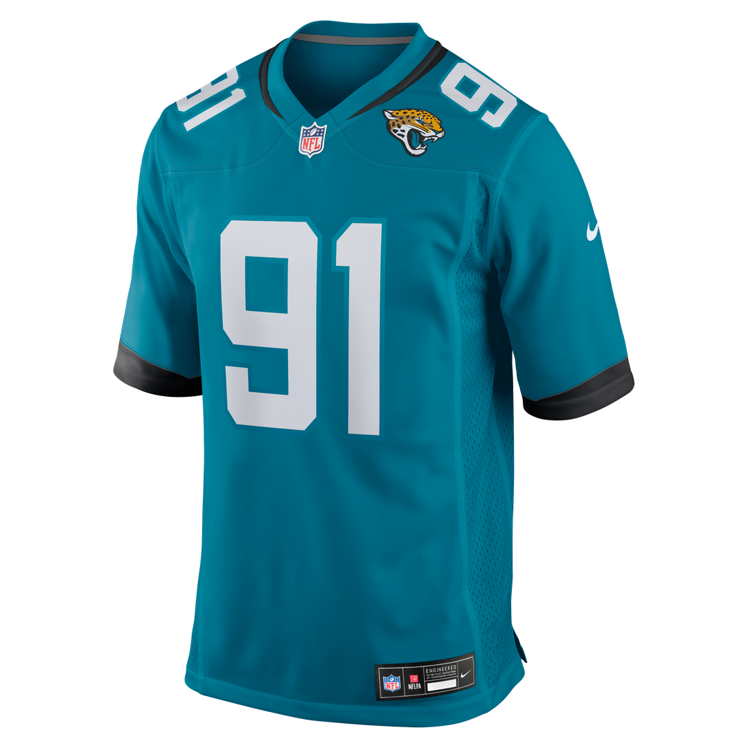 Jacksonville Jaguars Arik Armstead Teal Team Game Jersey
