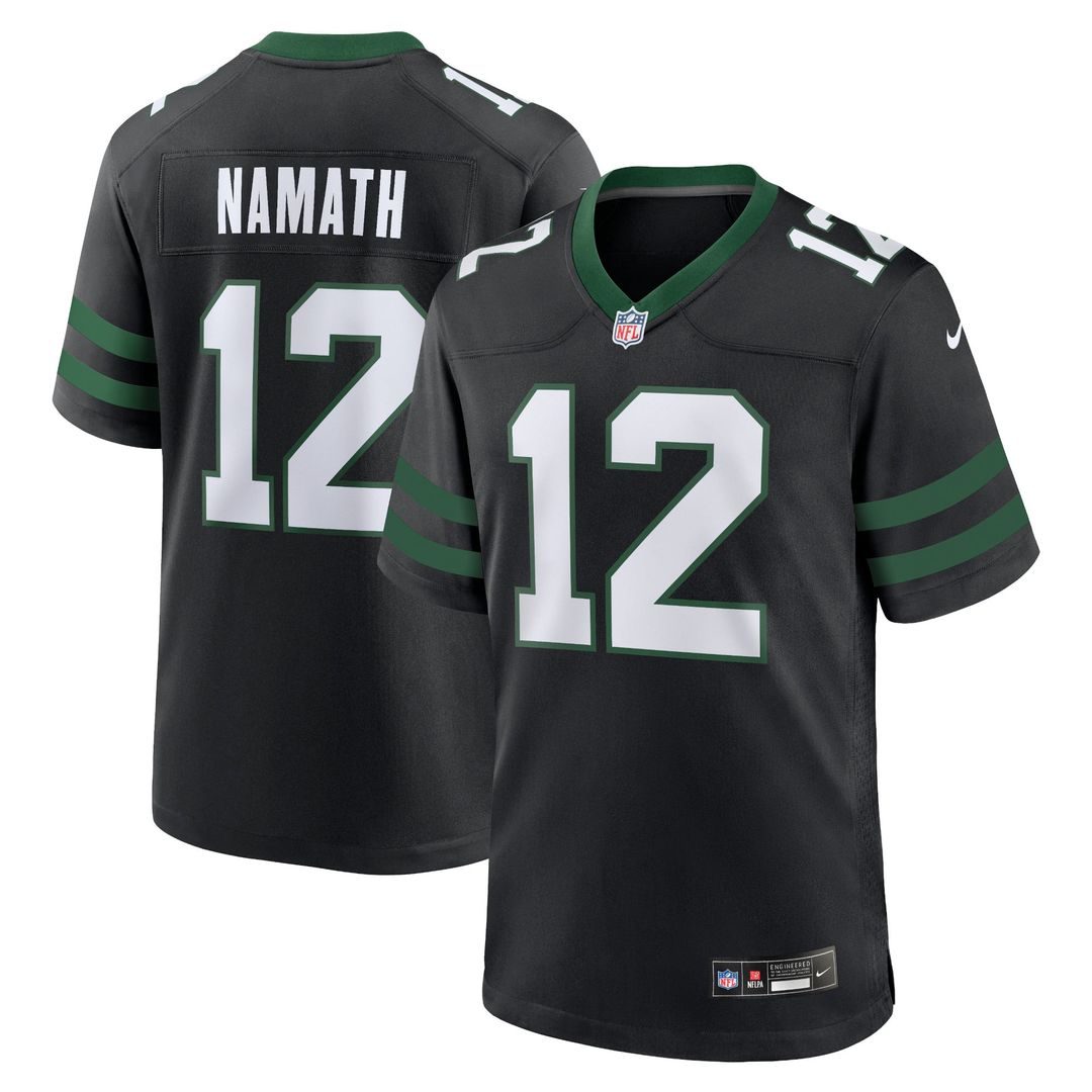 New York Jets Joe Namath Legacy Green Game Jersey
