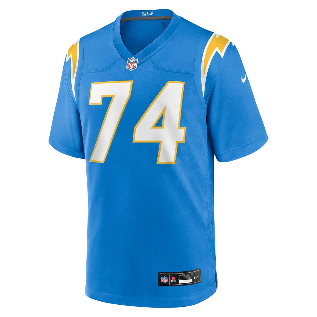 Los Angeles Chargers Kayode Awosika Powder Blue Team Game Jersey
