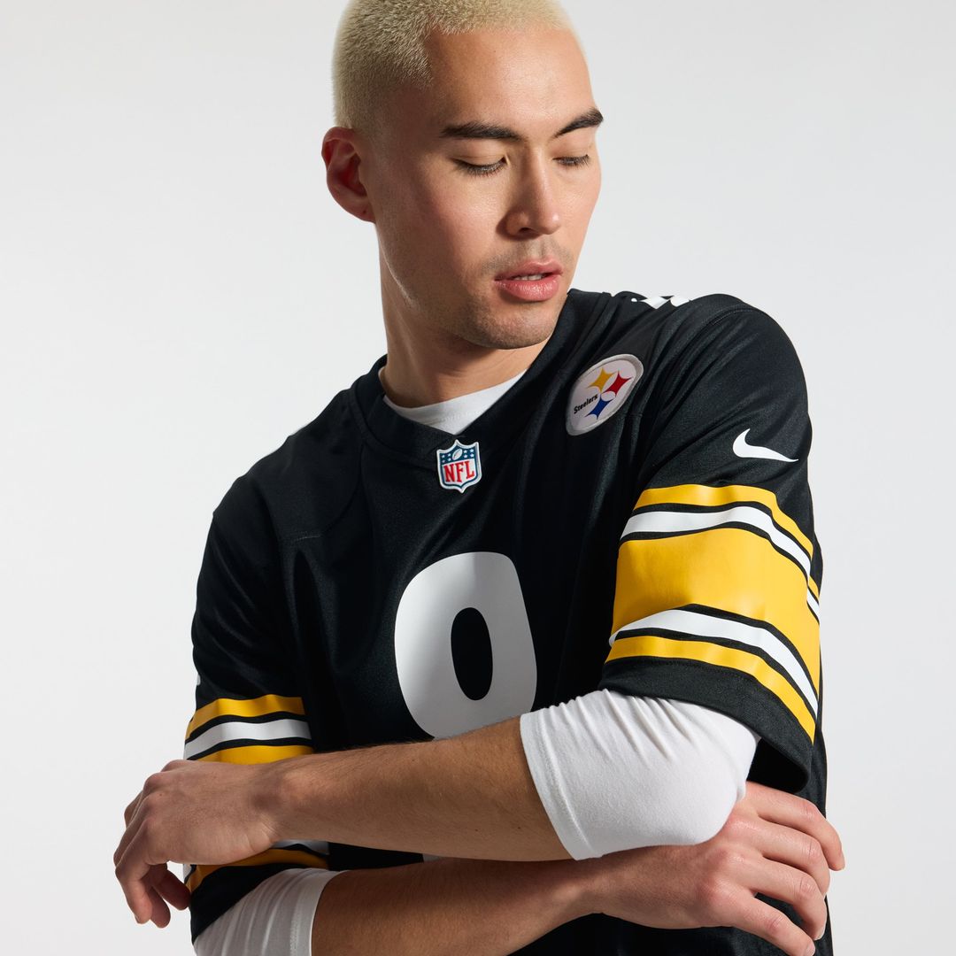 Pittsburgh Steelers Aaron Rodgers Gold Alternate 1933 Throwback Game Jersey