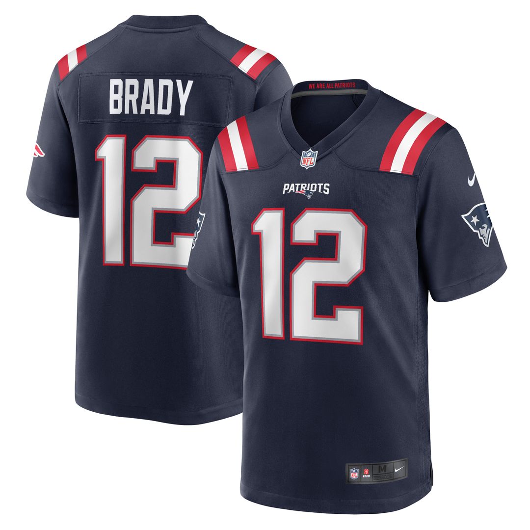 New England Patriots Tom Brady Red Retired Player Alternate Game Jersey