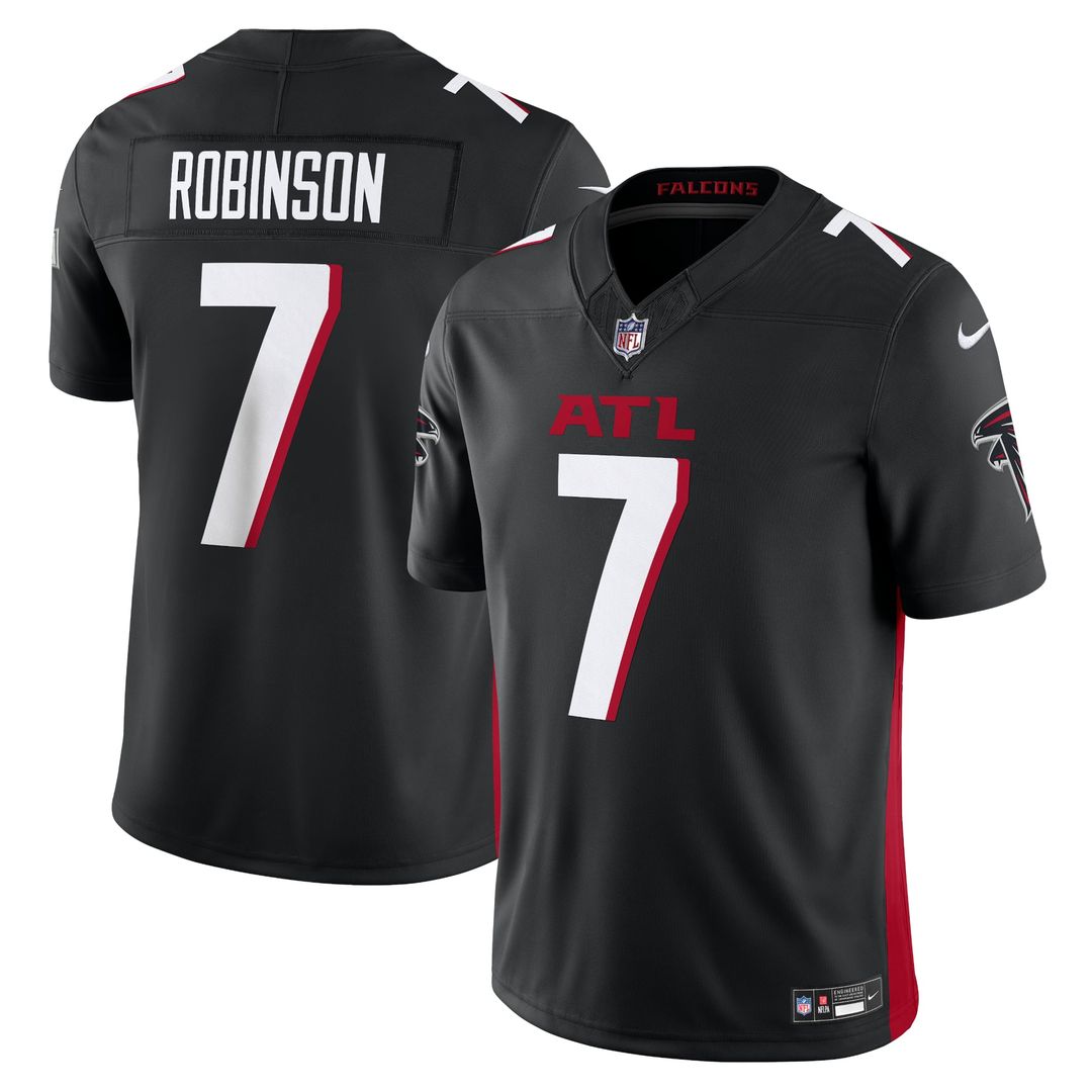Atlanta Falcons Bijan Robinson Black Vapor F.U.S.E. Limited Jersey