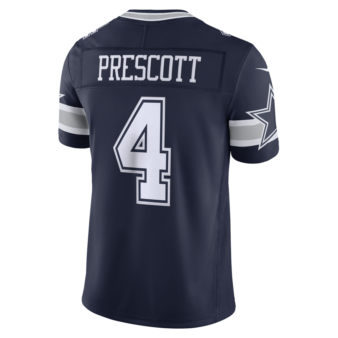 Dallas Cowboys Dak Prescott Navy Team Vapor F.U.S.E. Stitched Limited Jersey