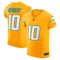 Los Angeles Chargers Justin Herbert Gold Alternate Vapor F.U.S.E. Elite Jersey