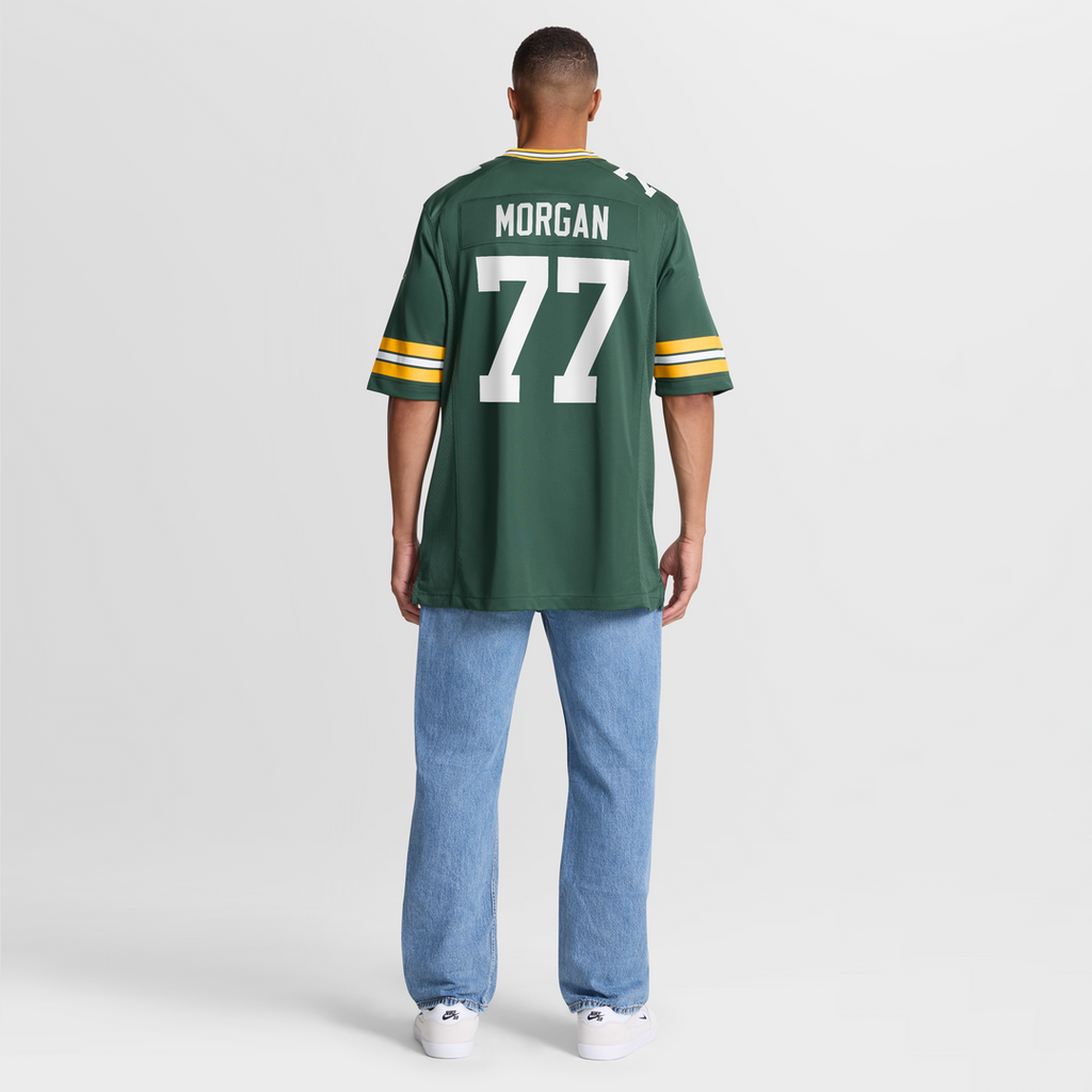Green Bay Packers Jordan Morgan Green Player Game Jersey
