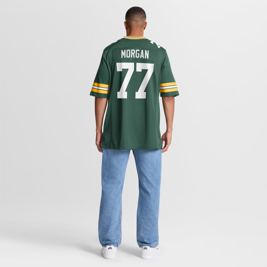 Green Bay Packers Jordan Morgan Green Player Game Jersey