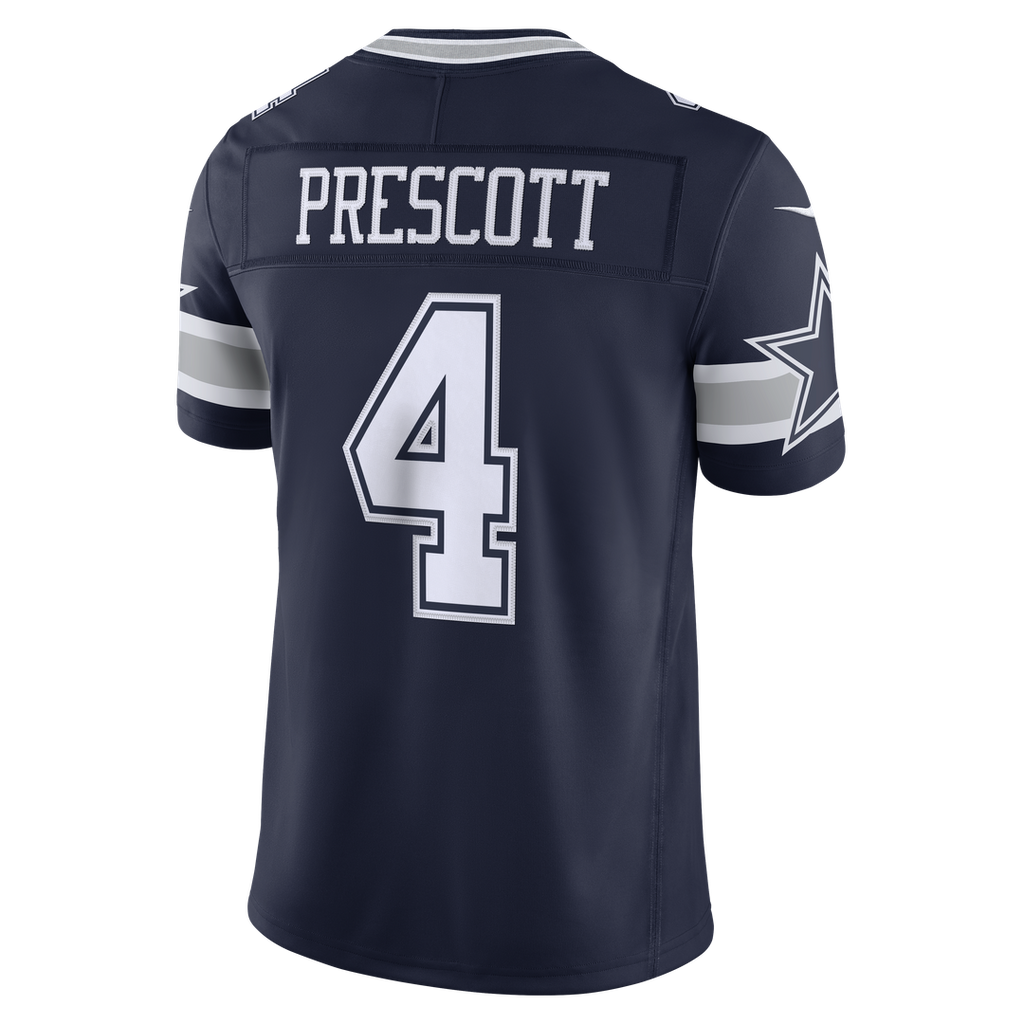 Dallas Cowboys Dak Prescott Navy Team Vapor F.U.S.E. Stitched Limited Jersey
