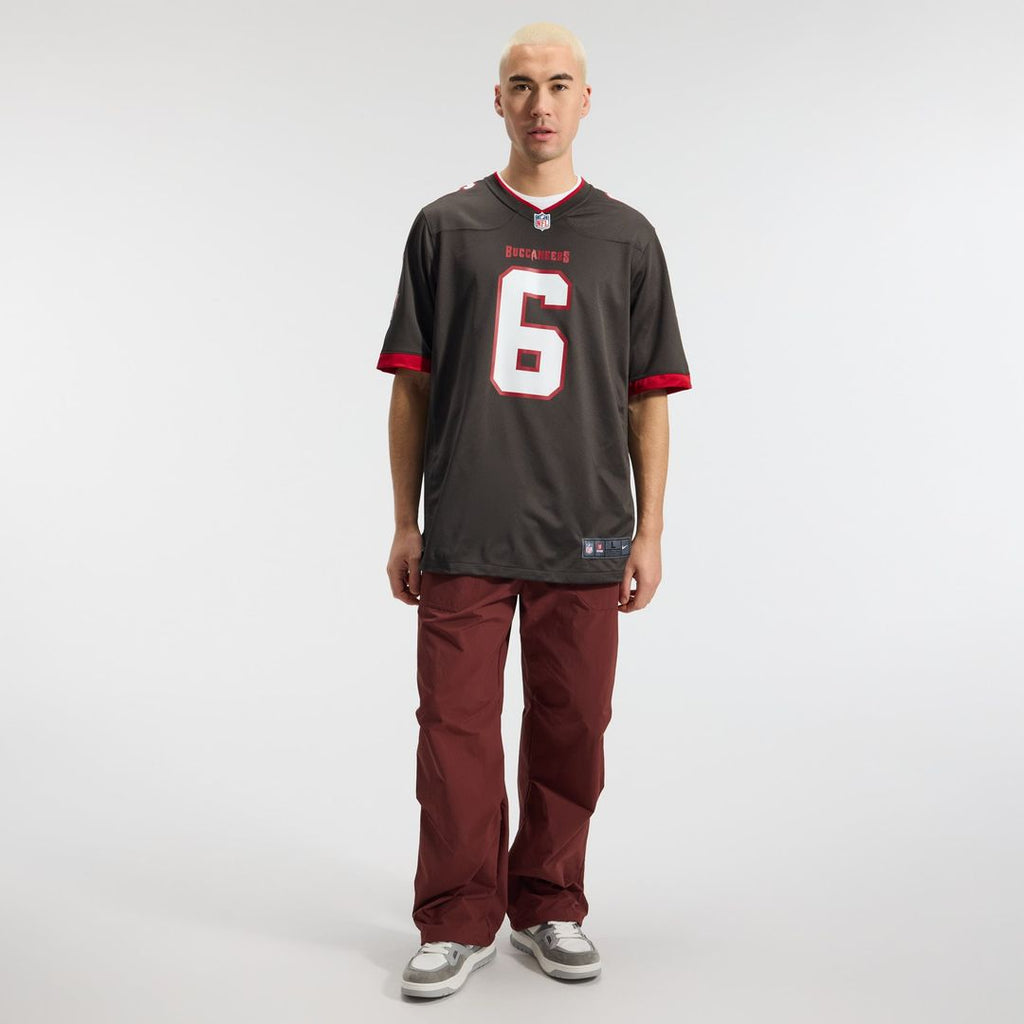 Tampa Bay Buccaneers Baker Mayfield Pewter Alternate Game Player Jersey