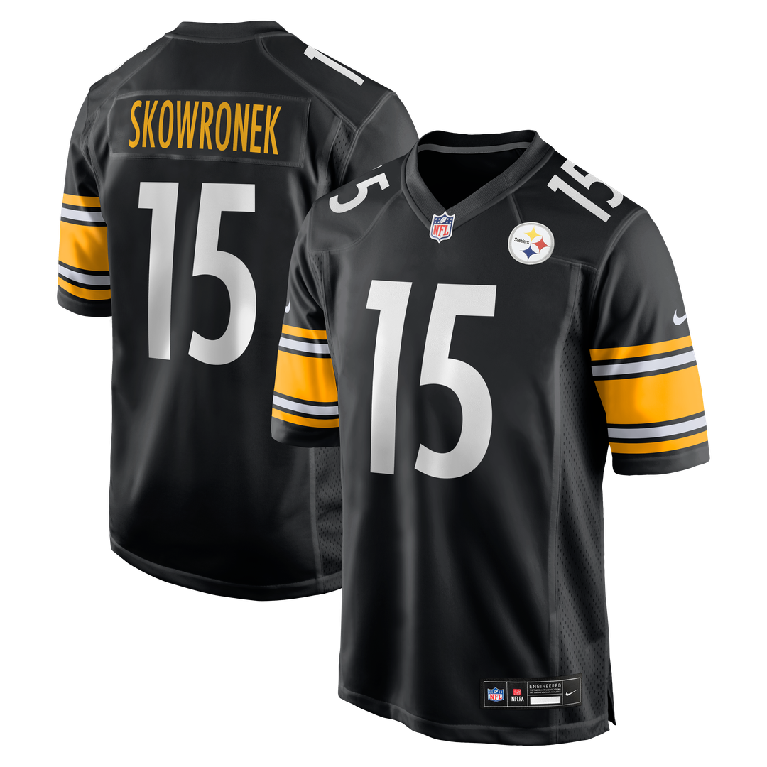Pittsburgh Steelers Ben Skowronek Black Team Game Jersey