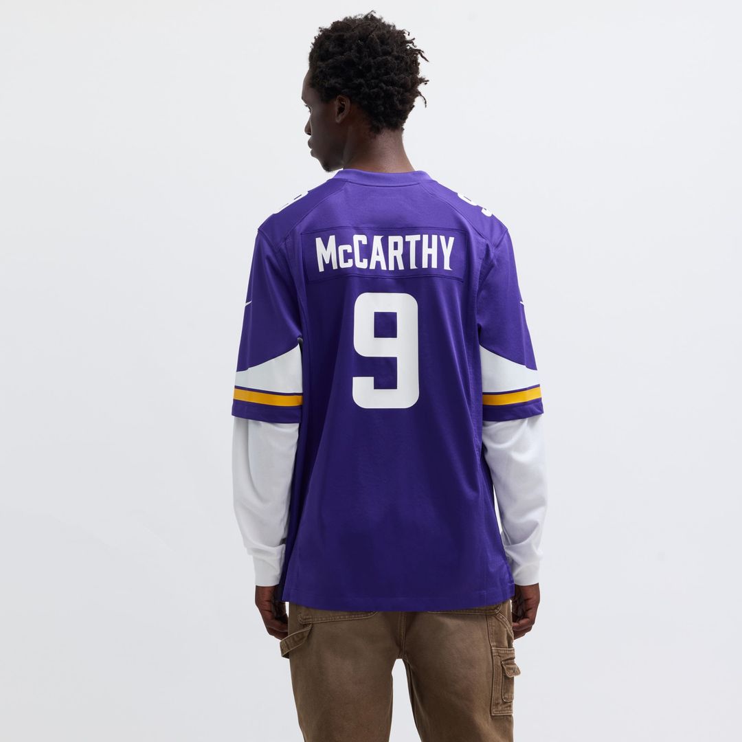 Minnesota Vikings J.J. McCarthy Purple Player Game Jersey