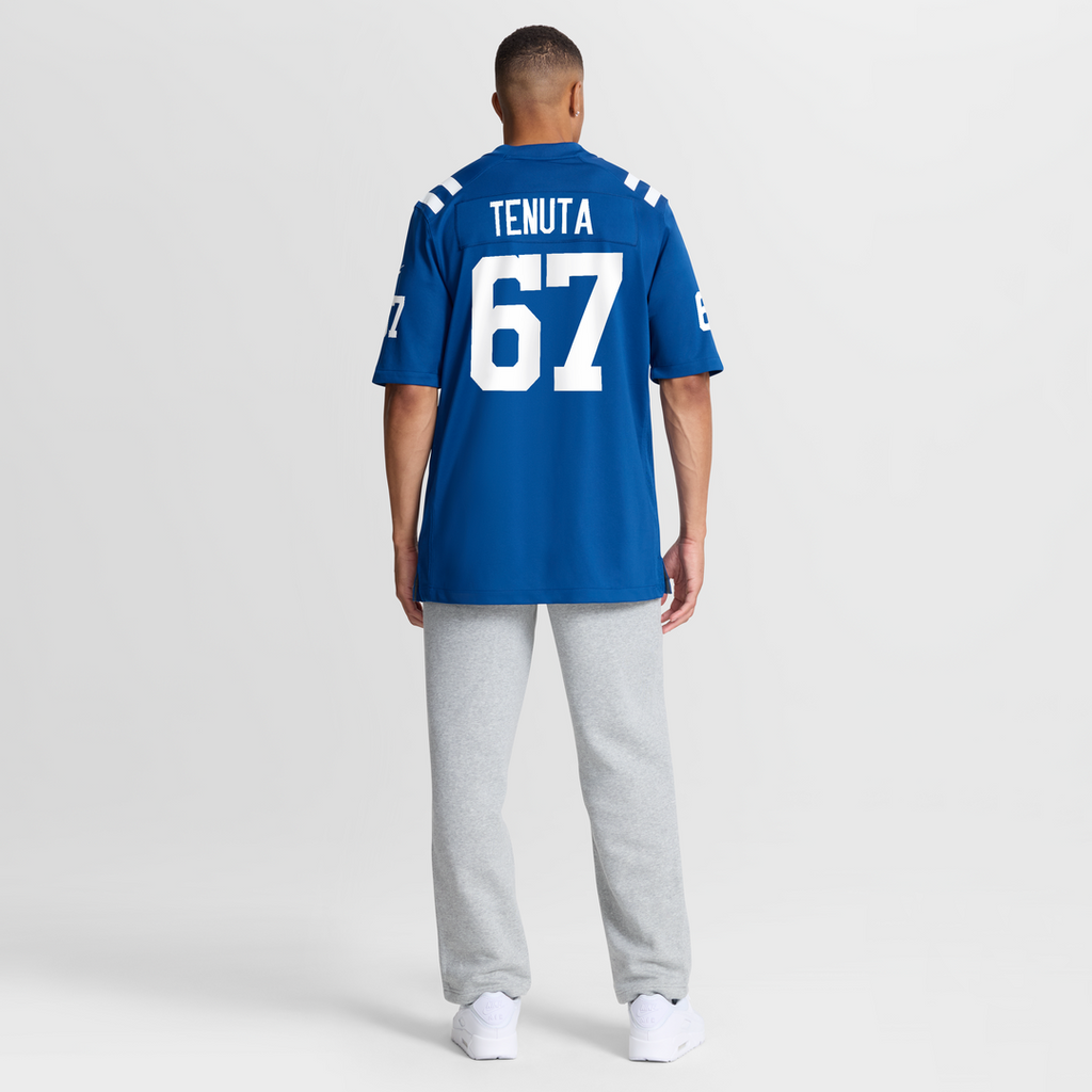 Indianapolis Colts Luke Tenuta Royal Team Game Jersey