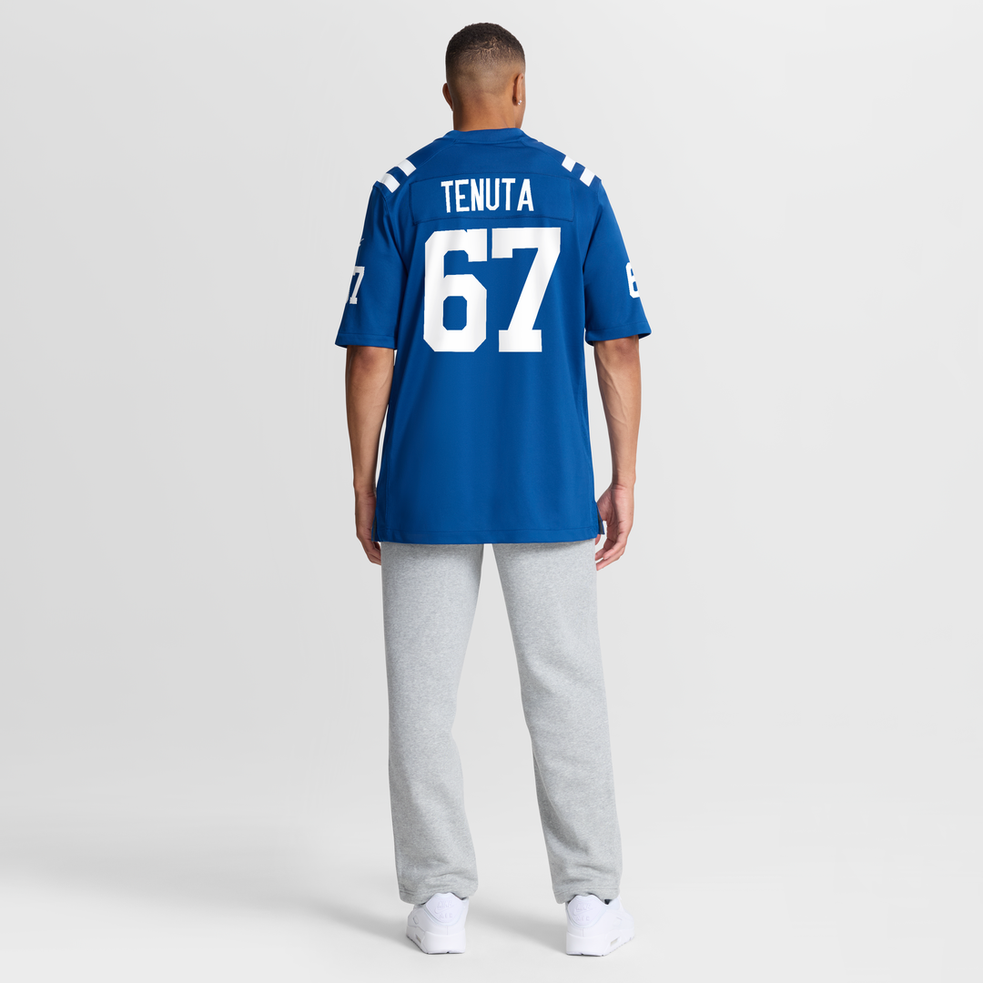 Indianapolis Colts Luke Tenuta Royal Team Game Jersey