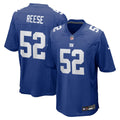 New York Giants Arvell Reese Royal Team Game Jersey