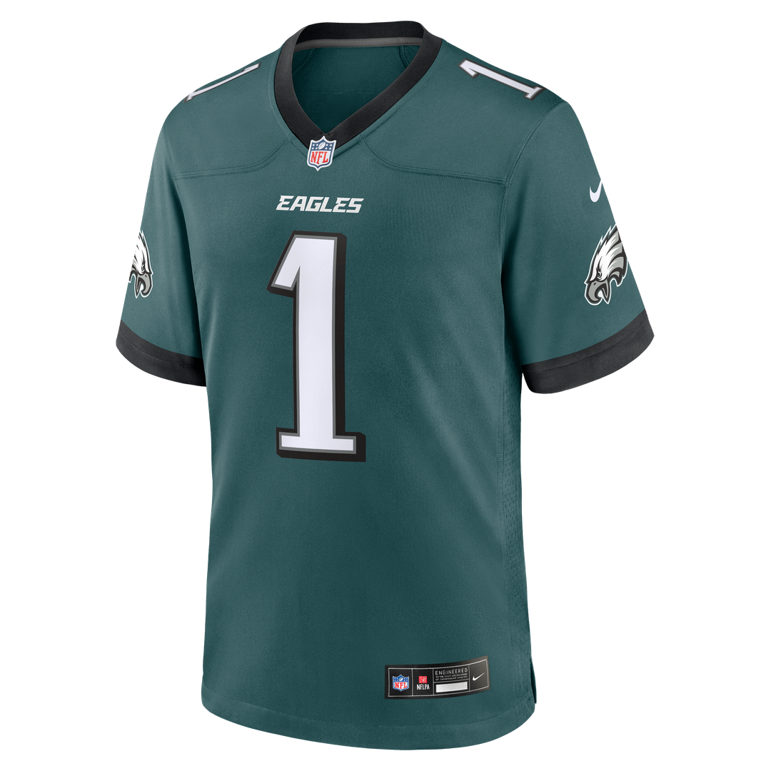 Philadelphia Eagles Jalen Hurts Black Alternate Game Jersey