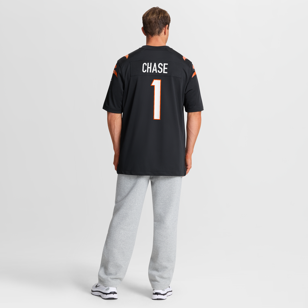 Cincinnati Bengals Ja'Marr Chase Black Game Jersey