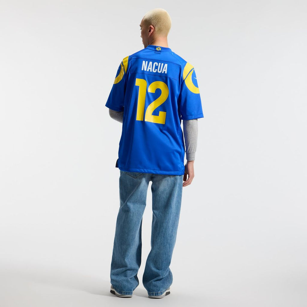 Los Angeles Rams Puka Nacua White White Game Player Jersey