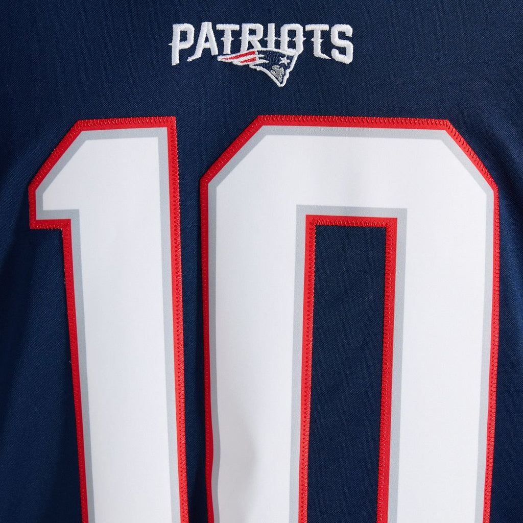 New England Patriots Drake Maye Navy Team Vapor F.U.S.E. Stitched Limited Jersey
