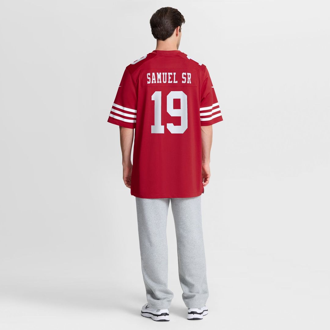 San Francisco 49ers Deebo Samuel Sr Scarlet Team Game Jersey