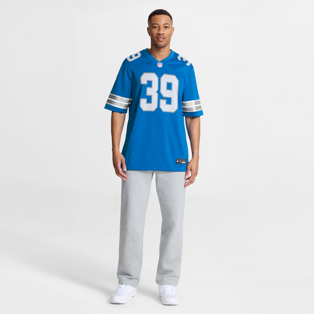 Detroit Lions Jake Bates Blue Team Game Jersey
