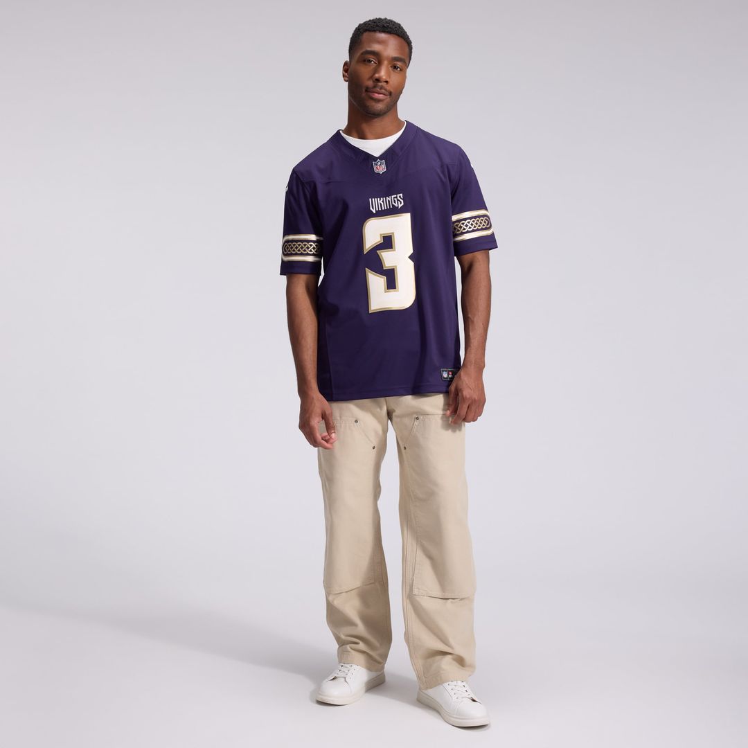Minnesota Vikings Jordan Addison Purple 2026 Rivalries Collection Stitched Limited Jersey