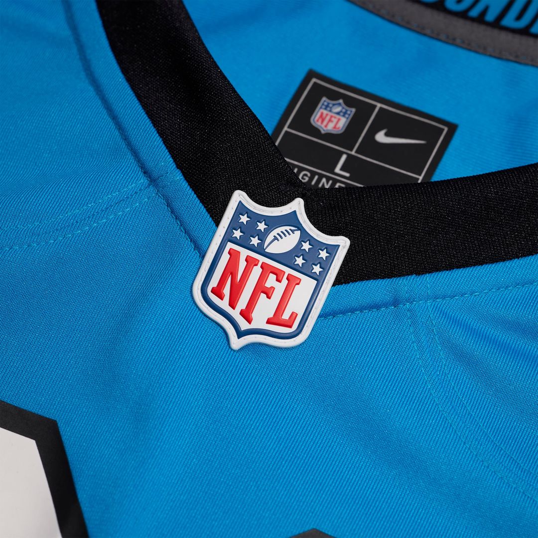 Carolina Panthers Chuba Hubbard Black Team Game Jersey