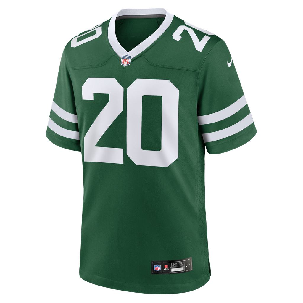 New York Jets Breece Hall Legacy Green Game Jersey