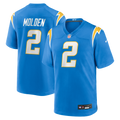 Los Angeles Chargers Elijah Molden Powder Blue Team Game Jersey