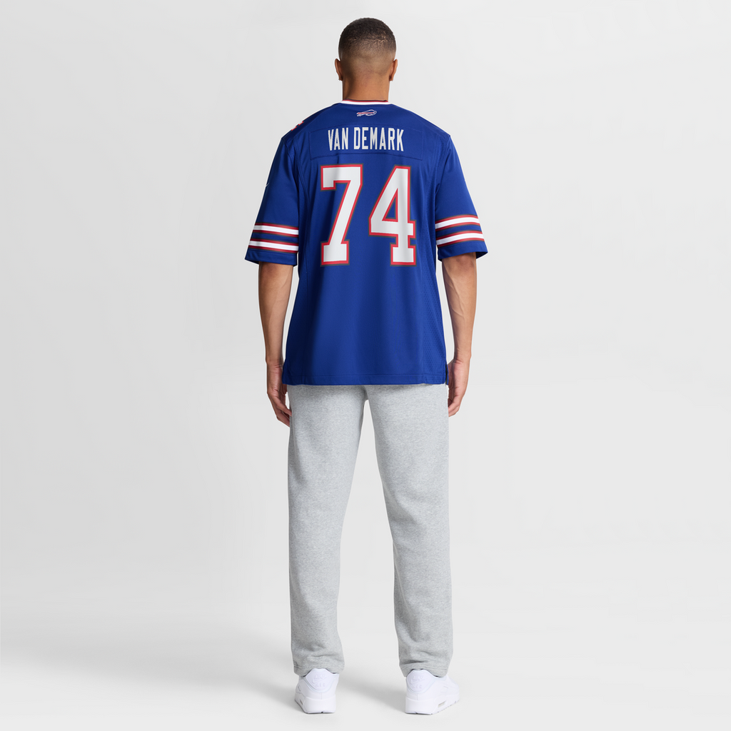 Buffalo Bills Ryan Van Demark Royal Game Player Jersey