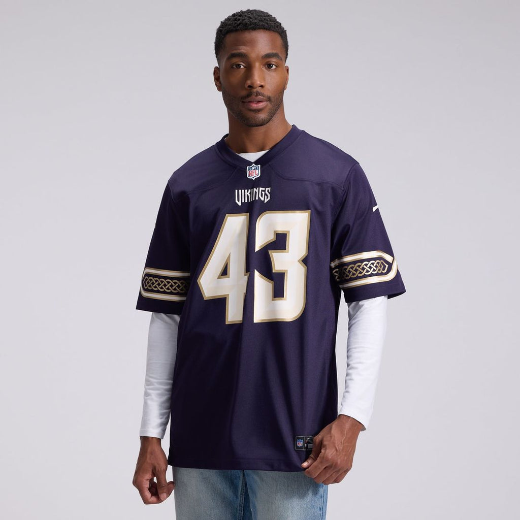 Minnesota Vikings Andrew Van Ginkel Purple 2026 Rivalries Collection Game Jersey