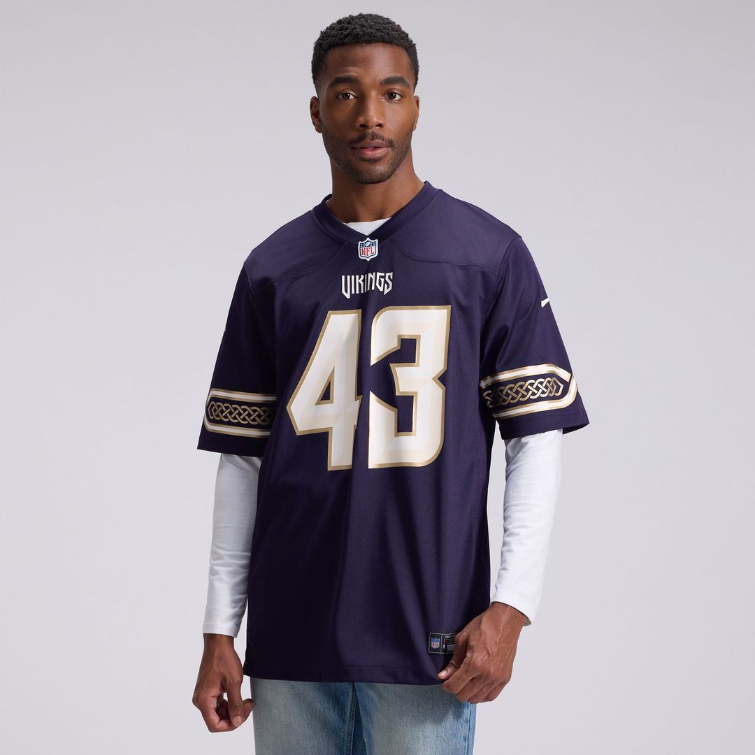 Minnesota Vikings Andrew Van Ginkel Purple 2026 Rivalries Collection Game Jersey