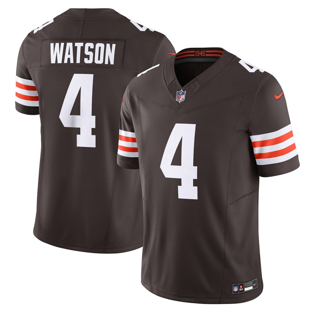 Cleveland Browns Deshaun Watson White Vapor F.U.S.E. Limited Jersey