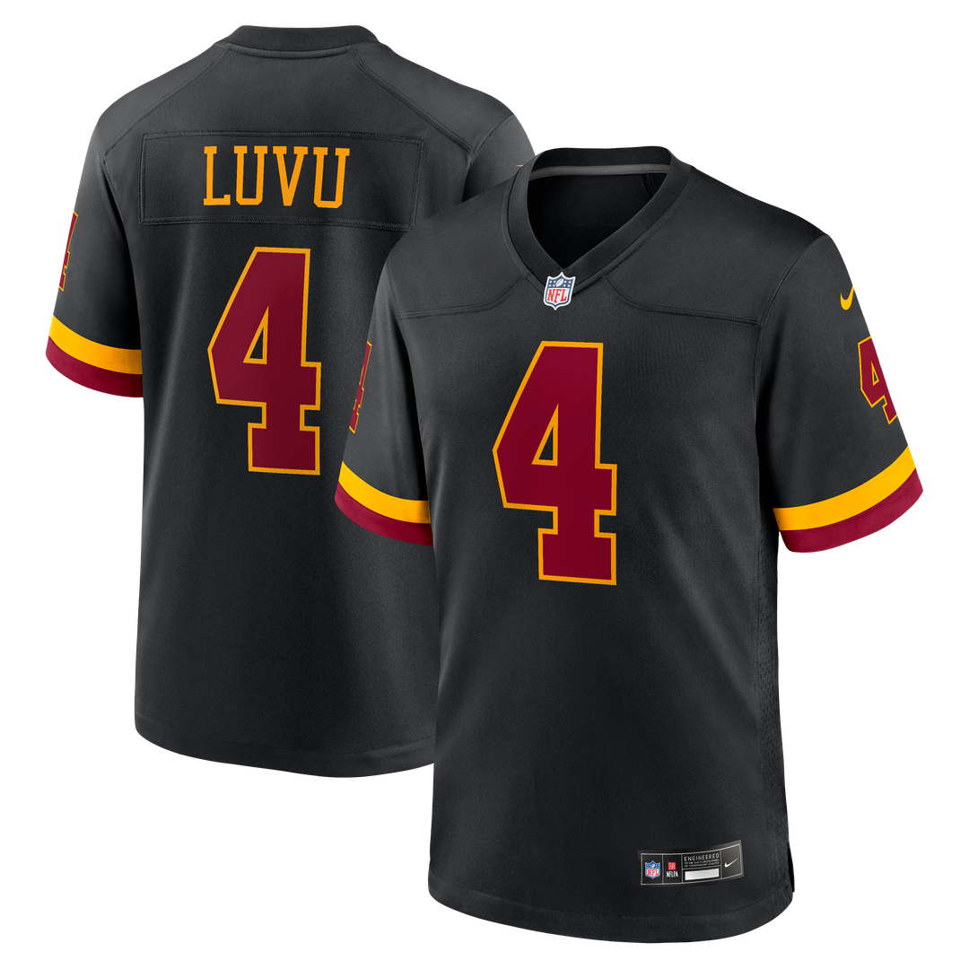 Washington Commanders Frankie Luvu Black Hail Raiser Alternate Game Jersey