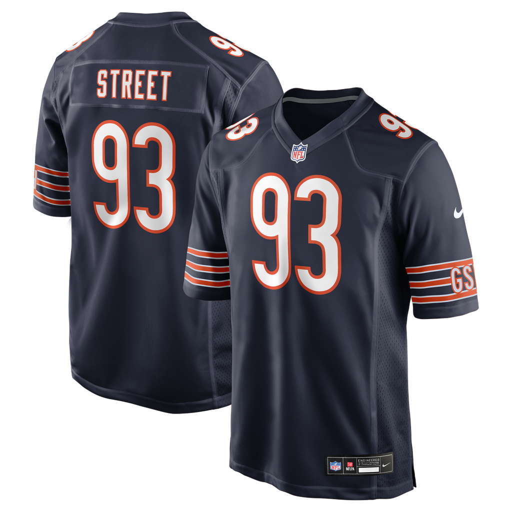 Chicago Bears Kentavius Street Navy Team Game Jersey