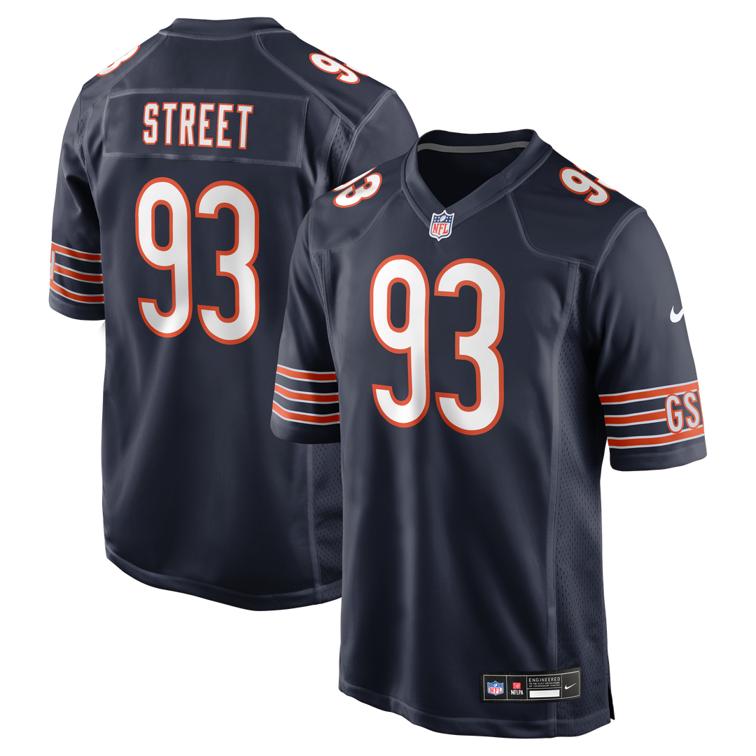 Chicago Bears Kentavius Street Navy Team Game Jersey