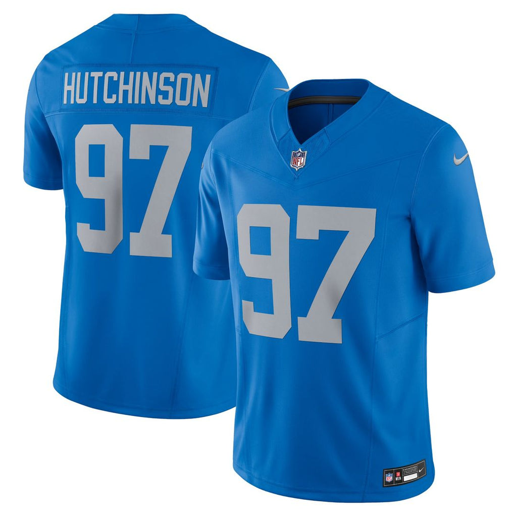 Detroit Lions Aidan Hutchinson Blue Vapor F.U.S.E. Alternate Limited Jersey