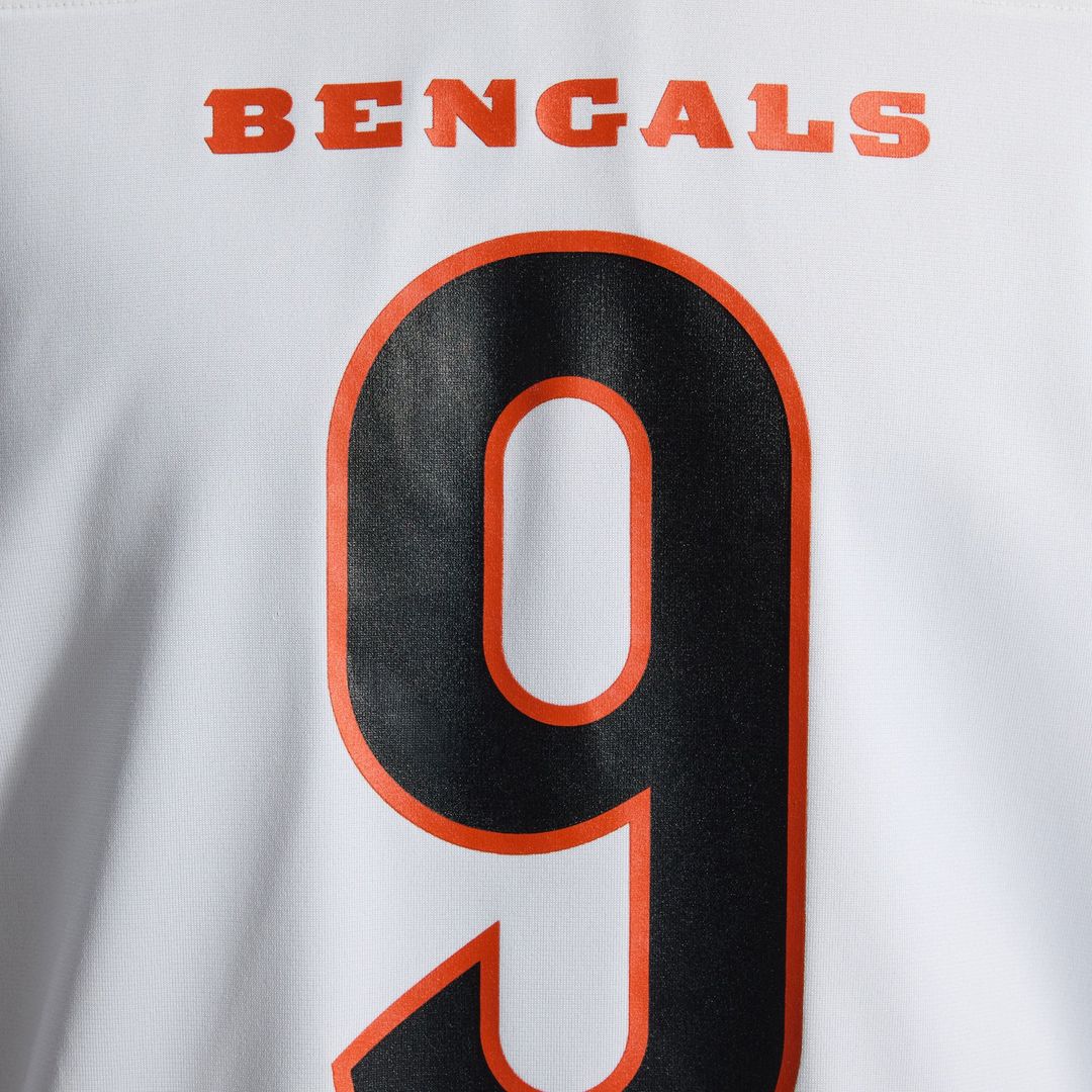 Cincinnati Bengals Joe Burrow White Game Jersey